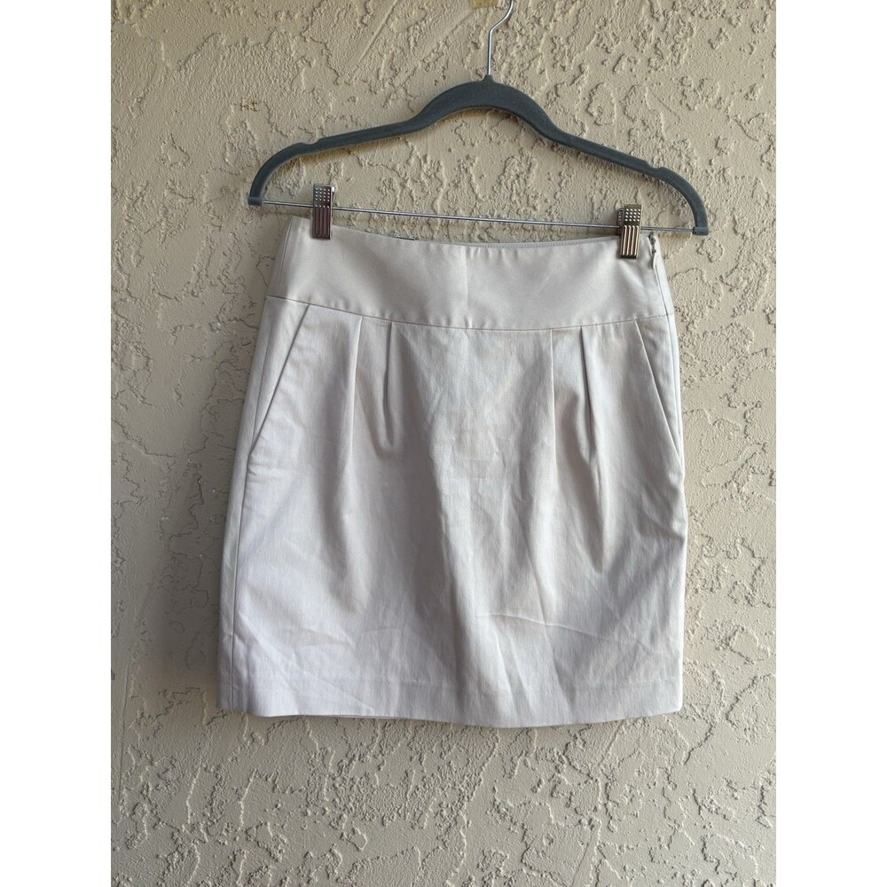 Banana Republic NWT Tan Size O Profession Pleat Front Mini Pencil Woman’s Skirt